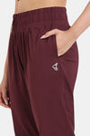 Zelocity Quick Dry Gym Joggers - Windsor Wine — thumbnail 6